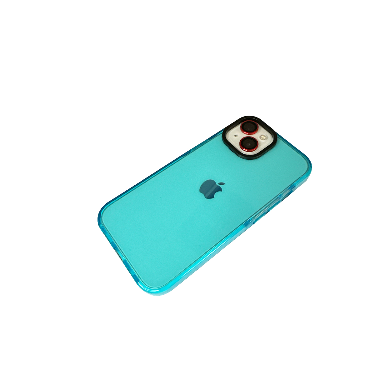 CARCASA PARA IPHONE 15 PRO FLUOR CELESTE - 3