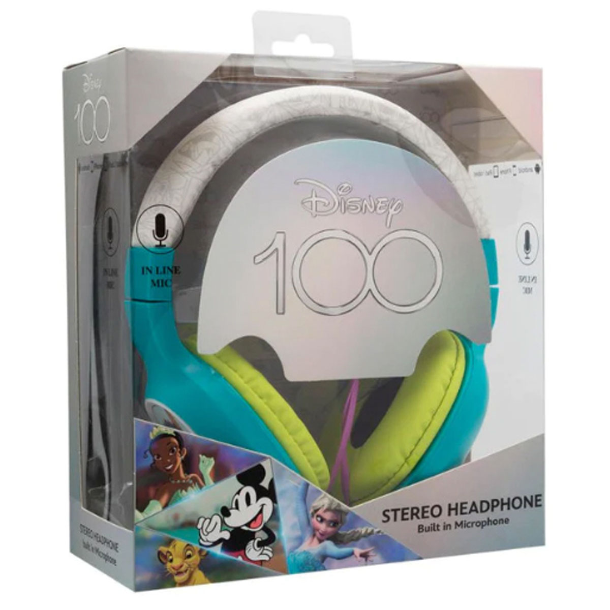 AUDÍFONOS JOIGO TEMATICO DISNEY ENCANTO VERDE MICRÓFONO CABLE - 4