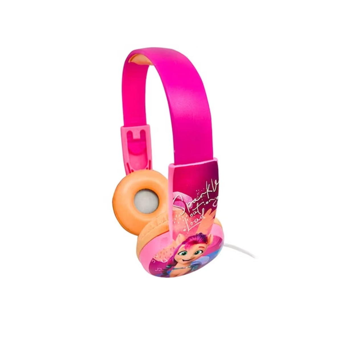 AUDÍFONOS JOIGO DISEÑO MY LITTLE PONY ROSA CABLE CONECTOR JACK 3.5MM - 2
