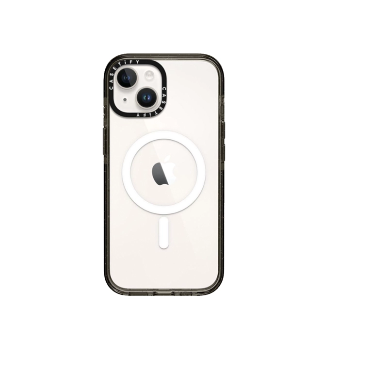 JOIGO CARCASA JOIGO TIPO CASETIFY IPHONE 11 BORDE NEGRO MAGSAFE