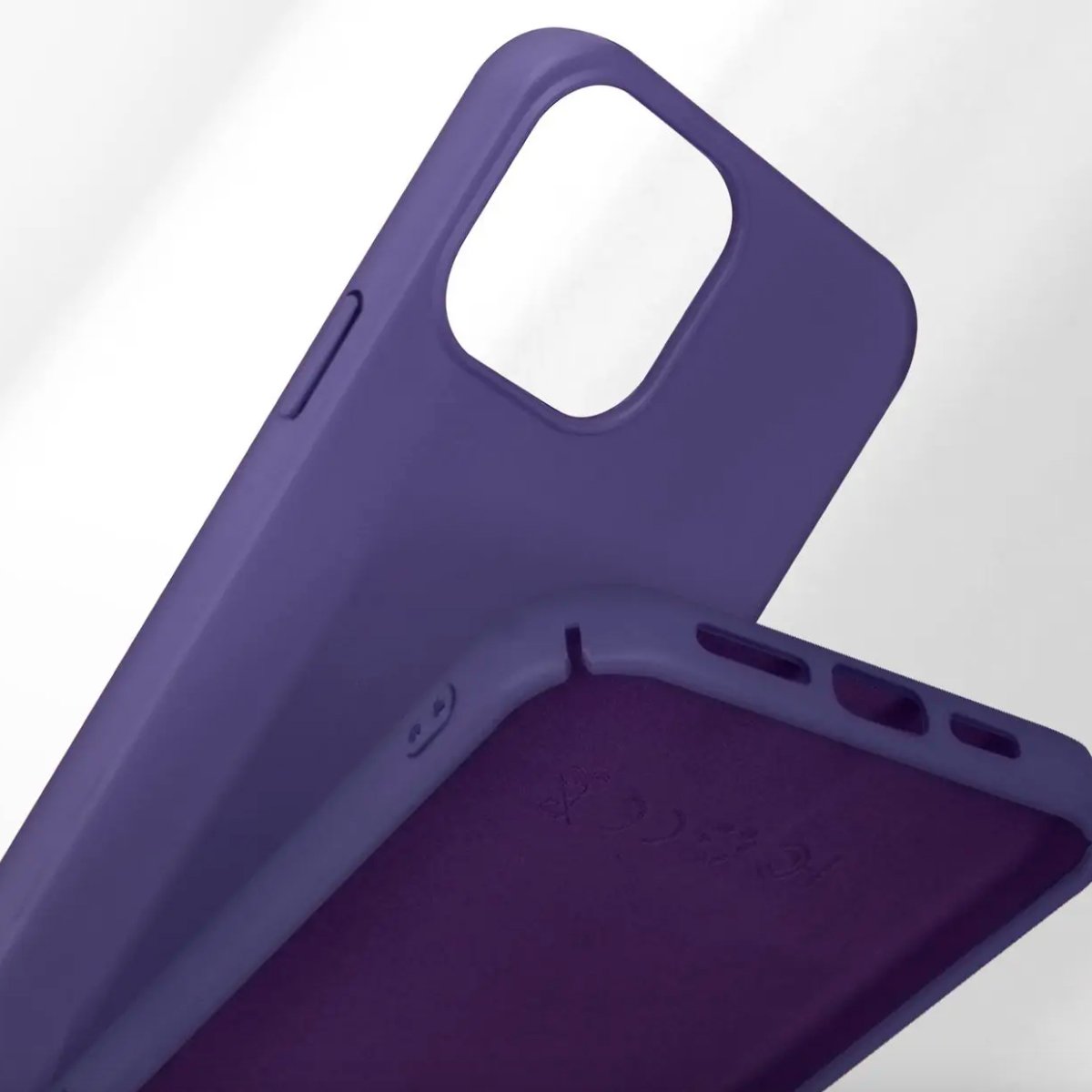 CARCASA PARA IPHONE 15 PRO GOMA LILA - 5