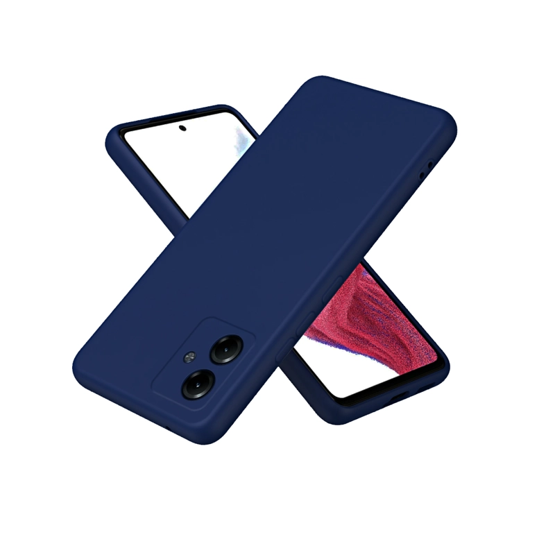 CARCASA MOTOROLA G14 JOIGO FUNDA GOMA AZUL - 1