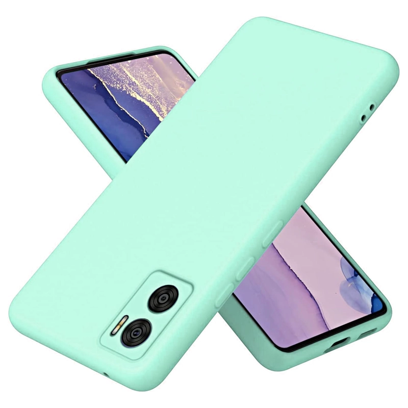 CARCASA MOTOROLA MOTO E22 E22I JOIGO FUNDA GOMA TURQUESA