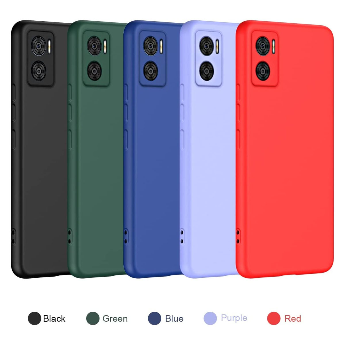 CARCASA MOTOROLA MOTO E22 E22I JOIGO FUNDA GOMA TURQUESA - 2