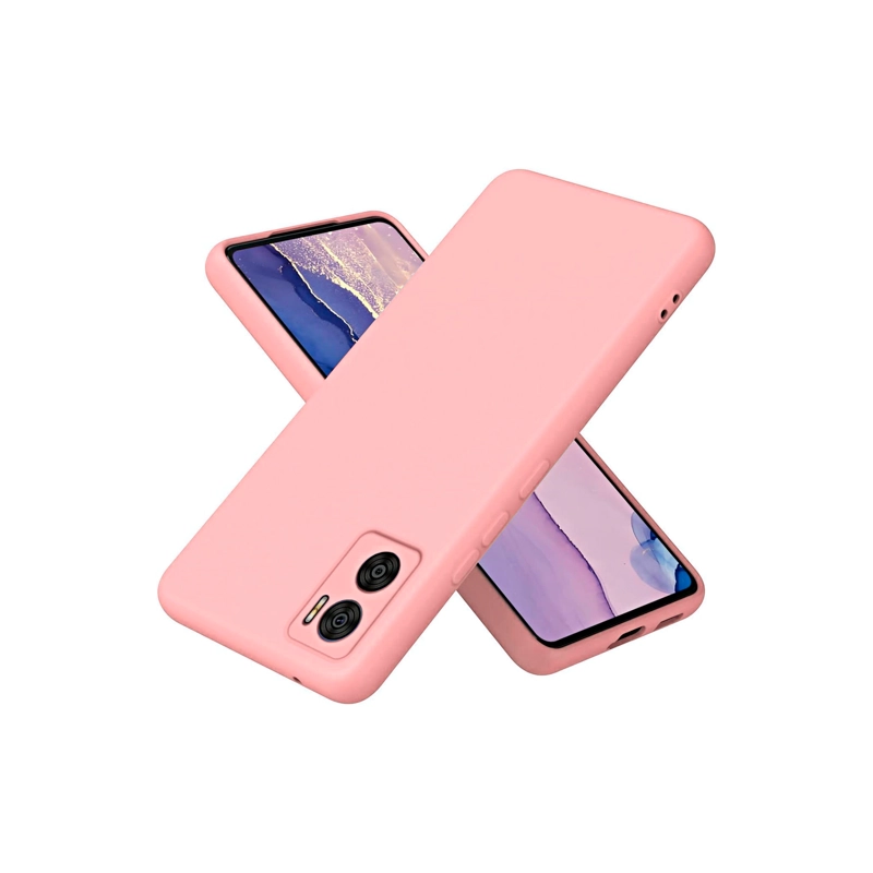 CARCASA MOTOROLA MOTO E22 E22I JOIGO FUNDA GOMA ROSA - 1