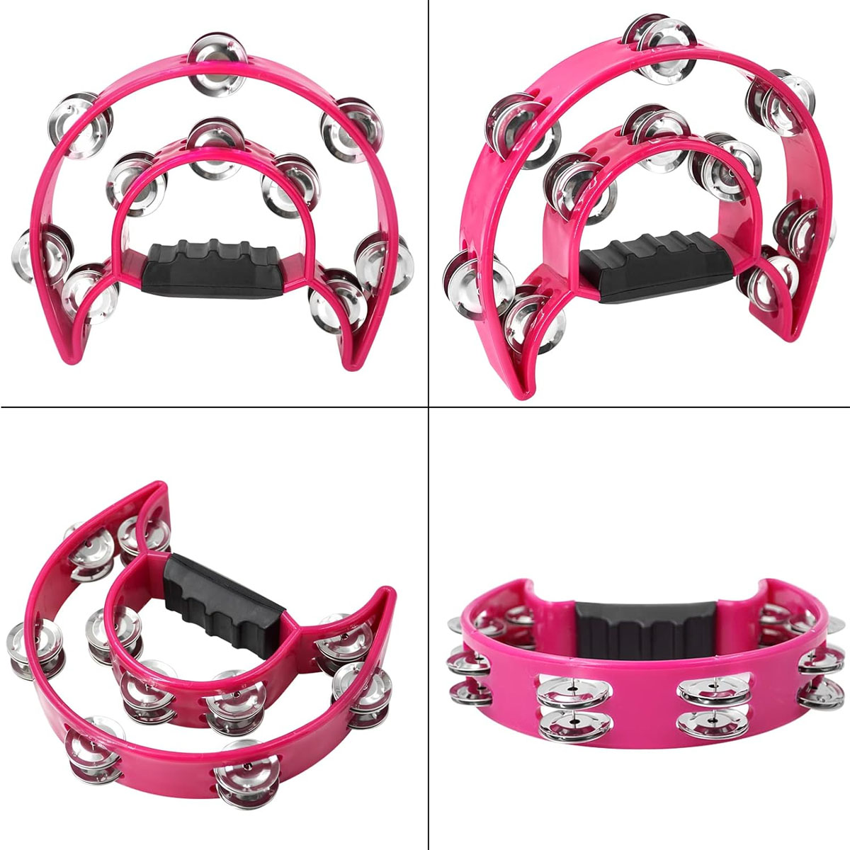 PANDERO HENDRIX MEDIA LUNA HX0055 FUCSIA - 4