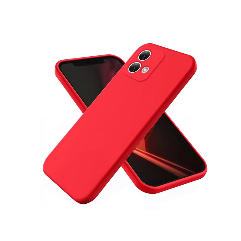 CARCASA MOTROLA EDGE 40 NEO JOIGO FUNDA GOMA ROJO