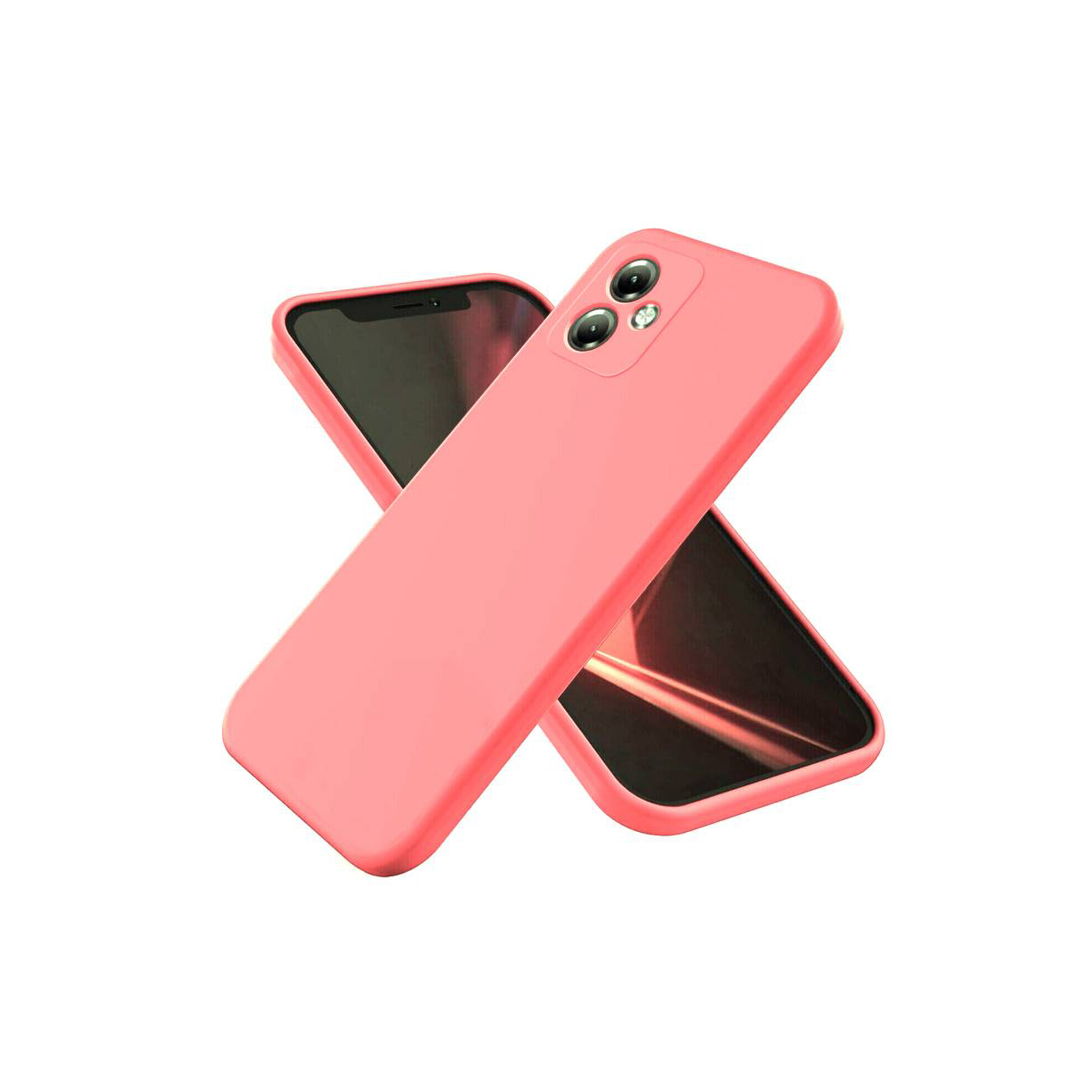 CARCASA MOTROLA EDGE 40 NEO JOIGO FUNDA GOMA ROSADO - 1