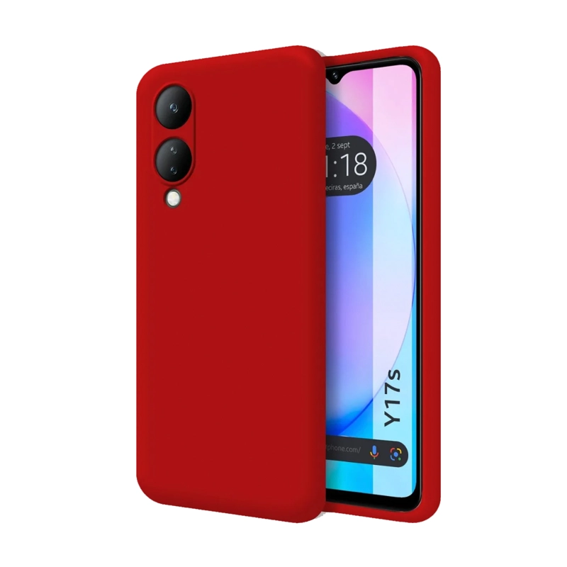 GENÉRICO CARCASA VIVO Y17S JOIGO GOMA ROJO