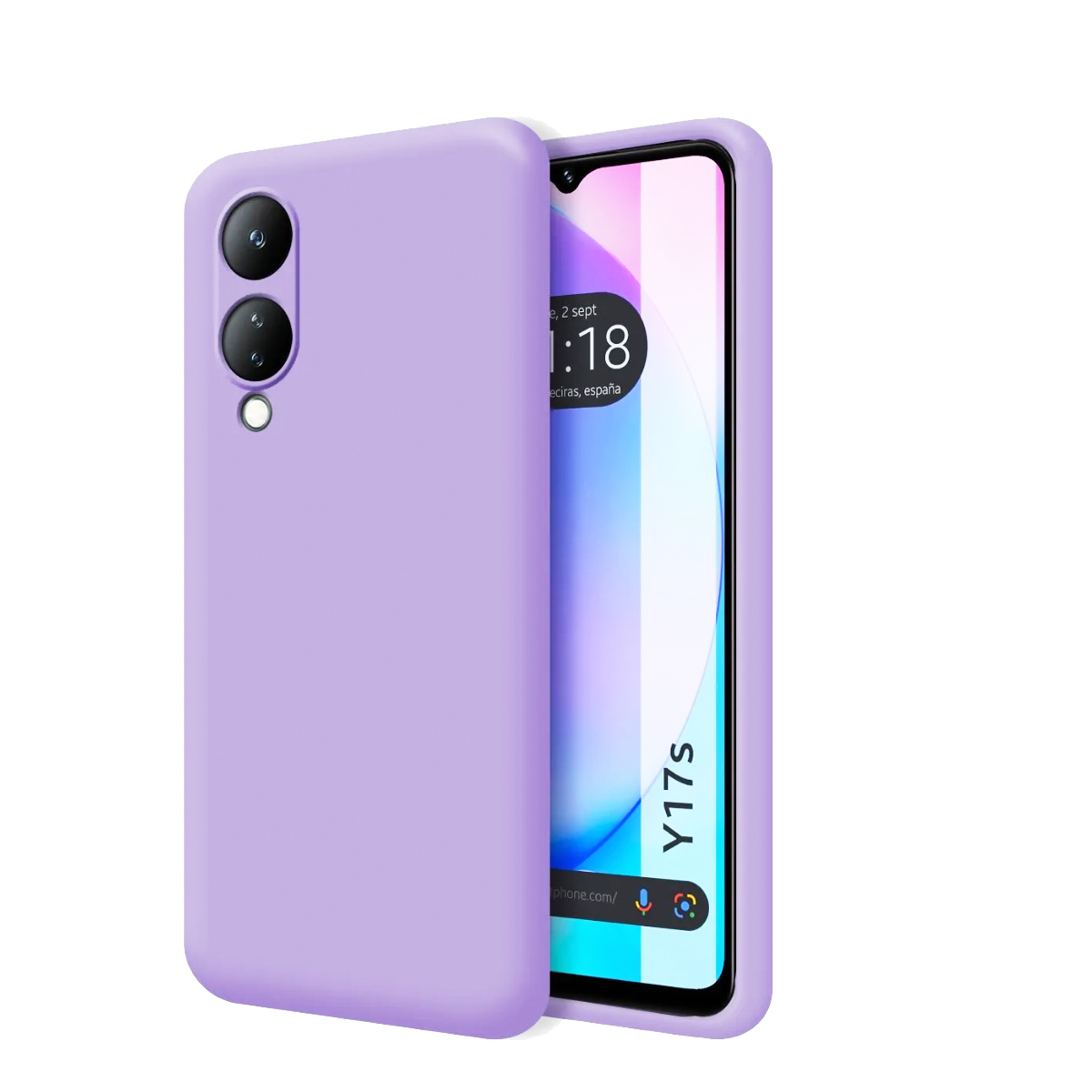 CARCASA PARA VIVO Y17S GOMA LILA - 3