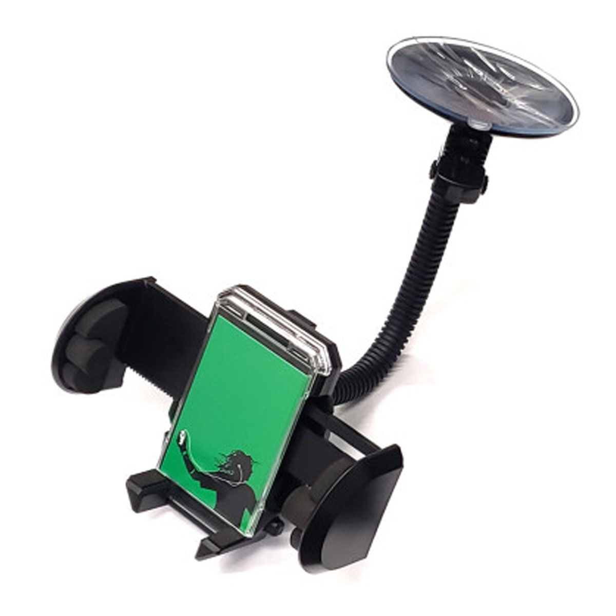 SOPORTE JOIGO DE TELEFONO PARA AUTO CON SUCCION Y SUJETADORES FLY - 3