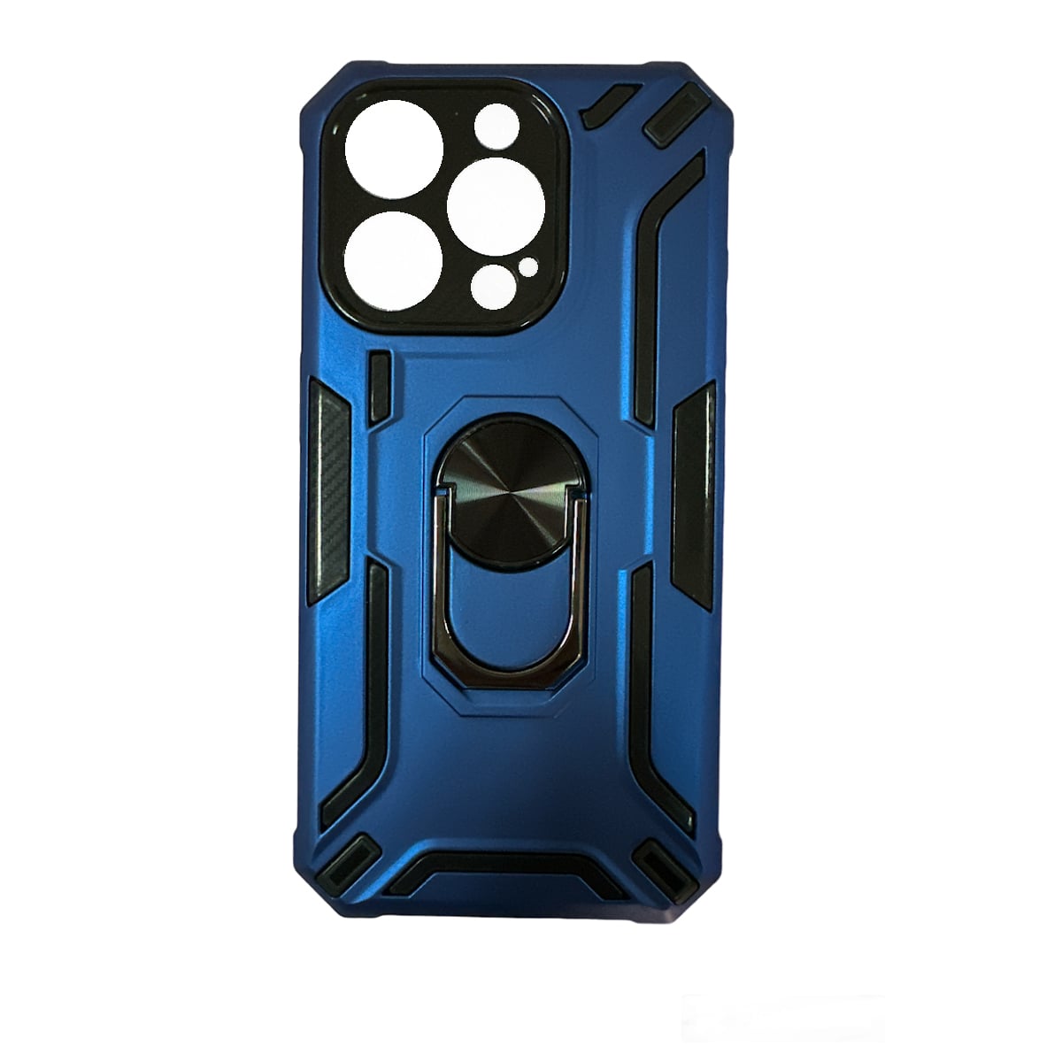 JOIGO CARCASA IPHONE 15 PRO MAX JOIGO ANILLO SOPORTE AZUL REY