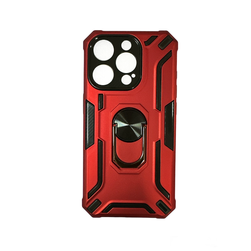 JOIGO CARCASA IPHONE 15 PRO MAX JOIGO ANILLO SOPORTE ROJO