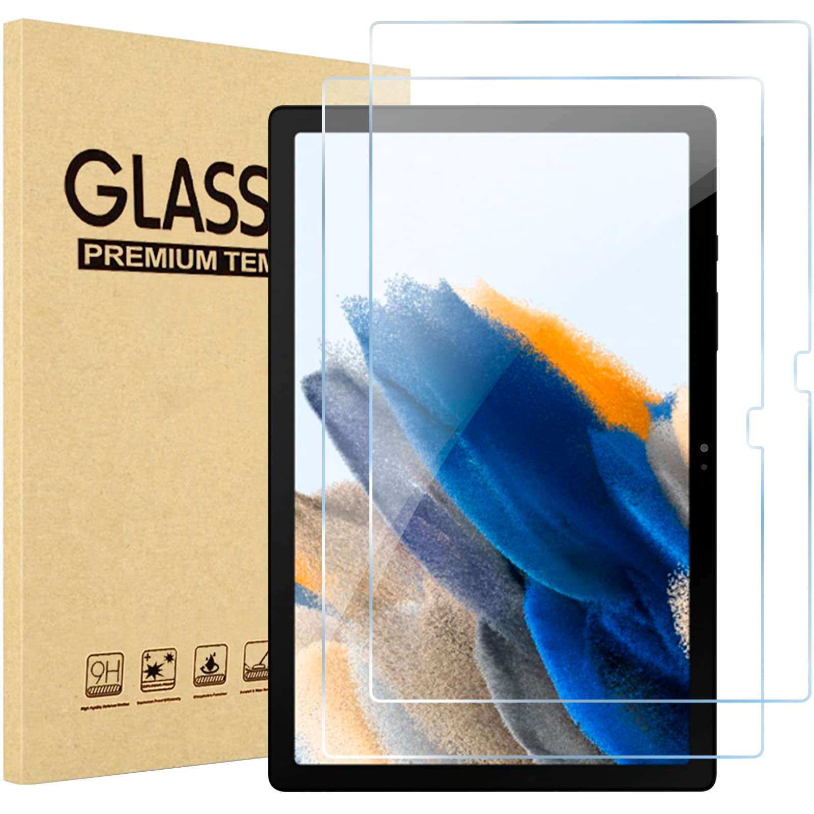 LÁMINA DE VIDRIO JOIGO TEMPLADO PARA TABLET SAMSUNG S8 PLUS - 1