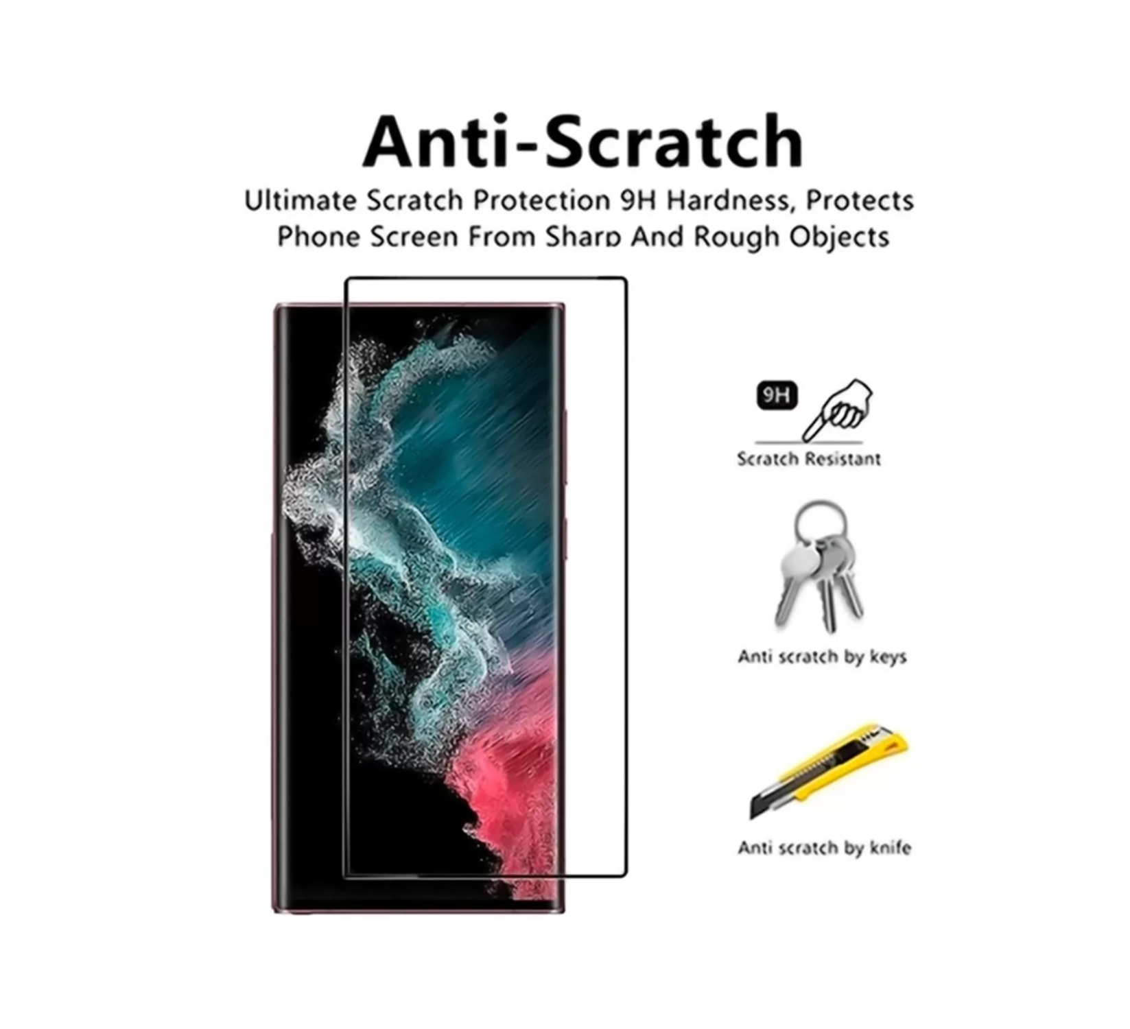 LÁMINA DE VIDRIO JOIGO TEMPLADO PARA TABLET SAMSUNG S8 PLUS - 3