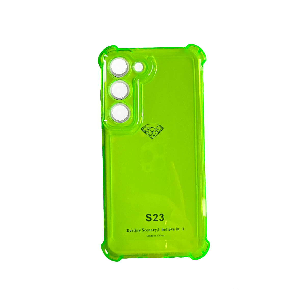 CARCASA SAMSUNG S23 NORMAL JOIGO FUNDA FLUOR VERDE - 1