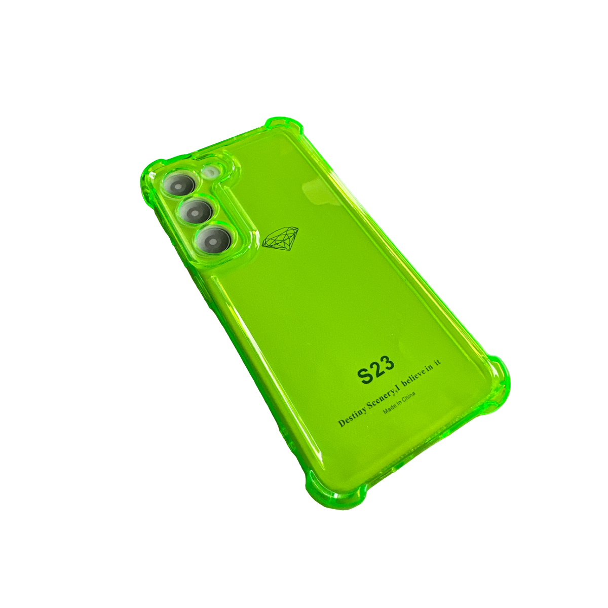 CARCASA SAMSUNG S23 NORMAL JOIGO FUNDA FLUOR VERDE - 2