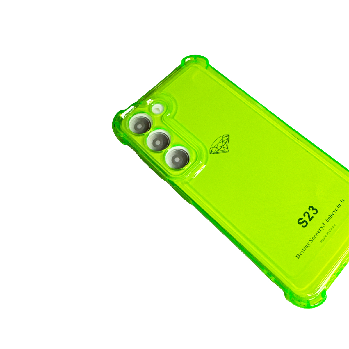 CARCASA SAMSUNG S23 NORMAL JOIGO FUNDA FLUOR VERDE - 3