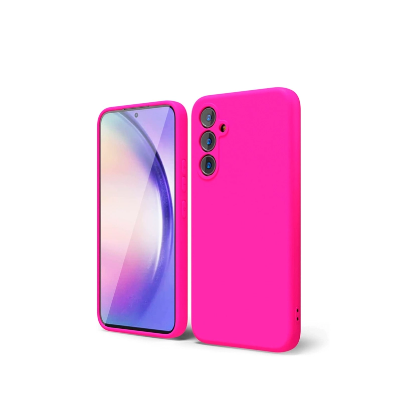 GENÉRICO CARCASA COMPATIBLE CON SAMSUNG S24 GOMA FUCSIA