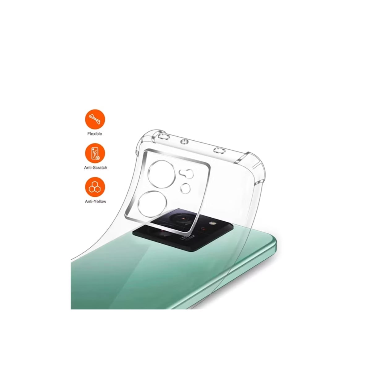 CARCASA TRANSPARENTE ANTIGOLPES PARA XIAOMI 13T 13TPRO - 2
