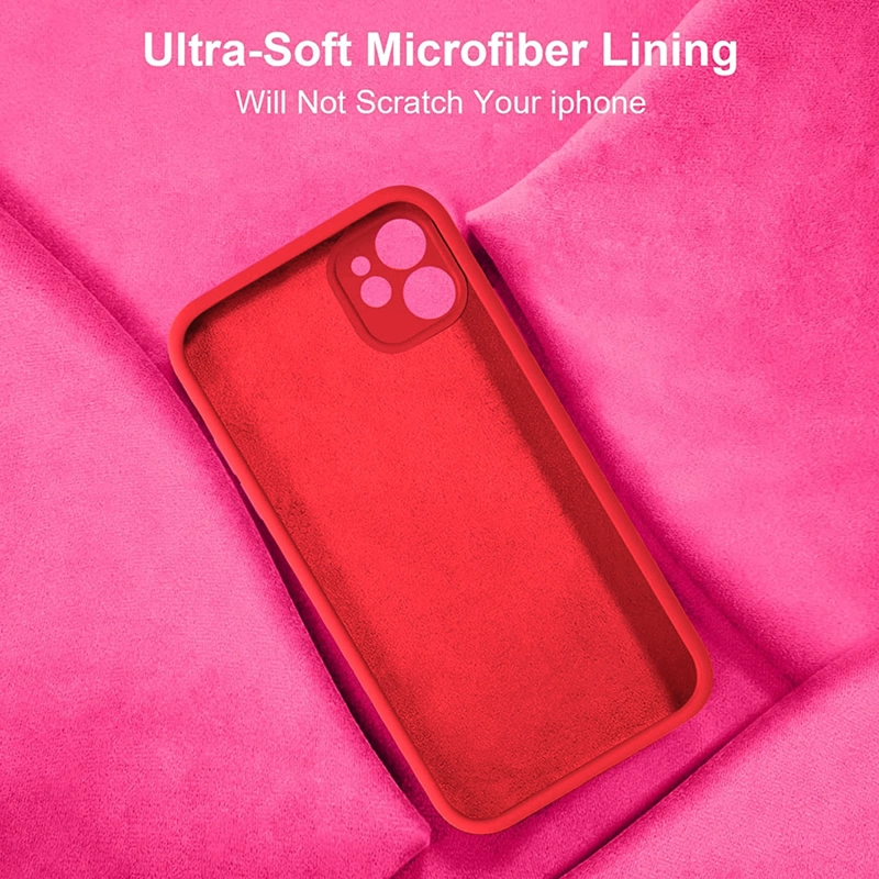 CARCASA IPHONE 11 JOIGO GOMA COLOR ROJO - 3