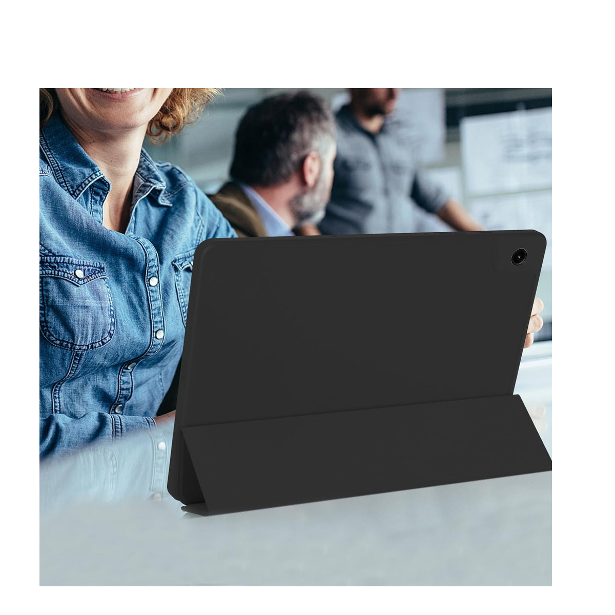 FUNDA JOIGO SMART COVER PARA TABLET SAMSUNG A9 NEGRO - 2