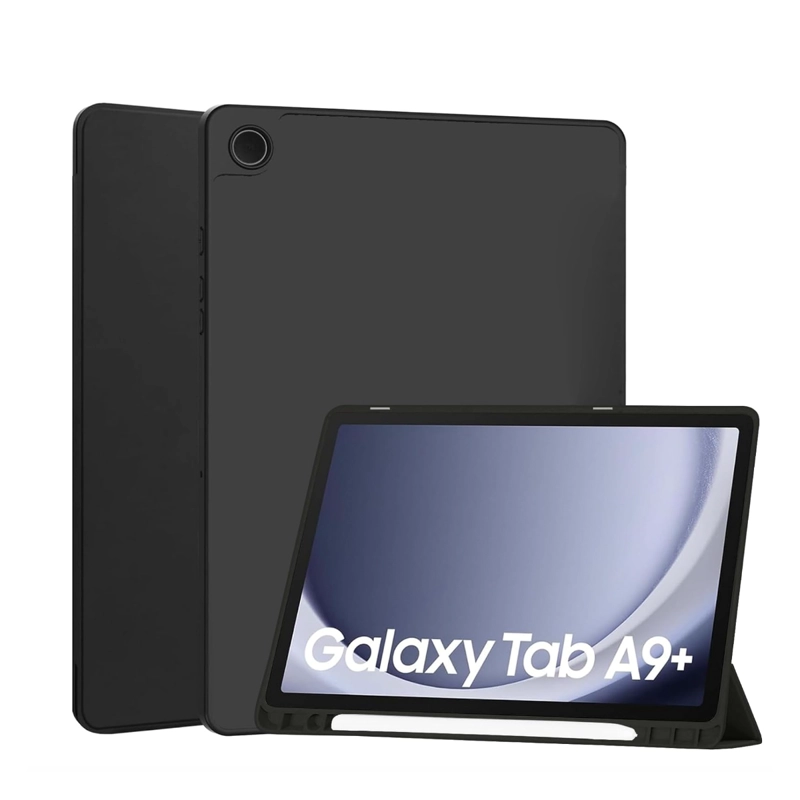 FUNDA JOIGO SMART COVER PARA TABLET SAMSUNG A9+ PLUS NEGRO - 2