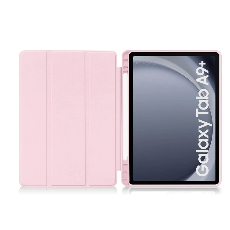 FUNDA JOIGO SMART COVER PARA TABLET SAMSUNG A9+ PLUS ROSADO - 1