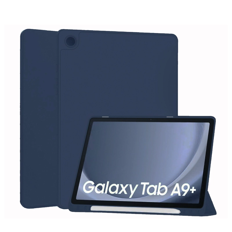 FUNDA JOIGO LAMINA VIDRIO PARA TABLET GALAXY SAMSUNG A9+ PLUS AZUL - 1