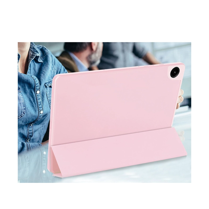 FUNDA JOIGO LAMINA VIDRIO PARA TABLET SAMSUNG A9+ PLUS ROSADO - 3