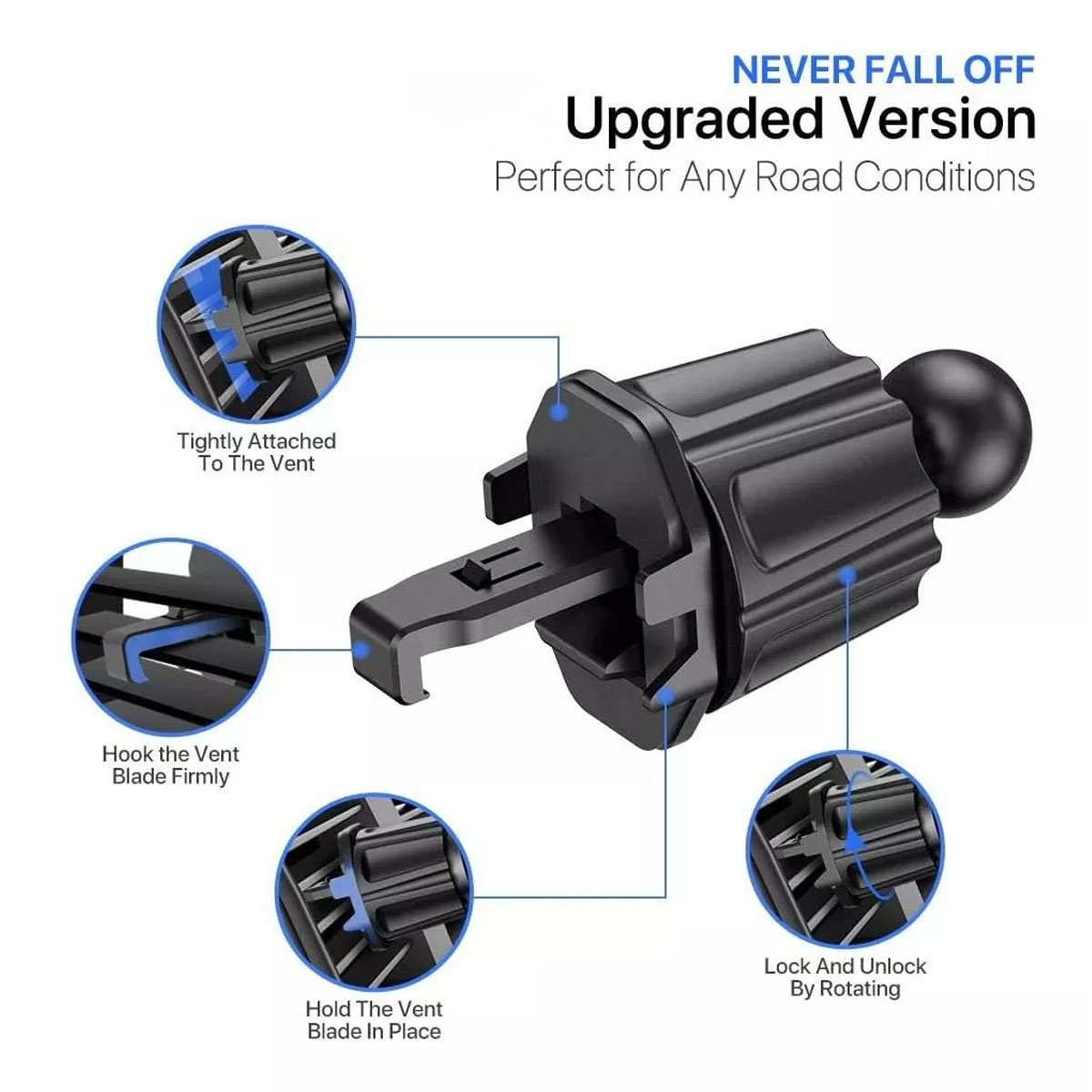 SOPORTE MOTOMO DE AUTO MAGNETICO CARGA INALAMBRICA 15W XS - 5