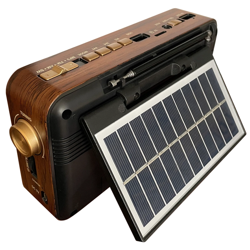 BLUETOOTH MICROLAB RADIO PORTATIL FM RECARGABLE PANEL SOLAR PROVENZE - 3