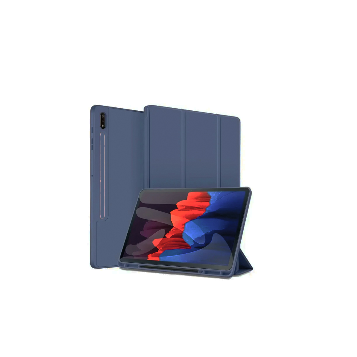 FUNDAS JOIGO SMART COVER PARA SAMSUNG S9 FE 10.9 AZUL OSCURO - 1