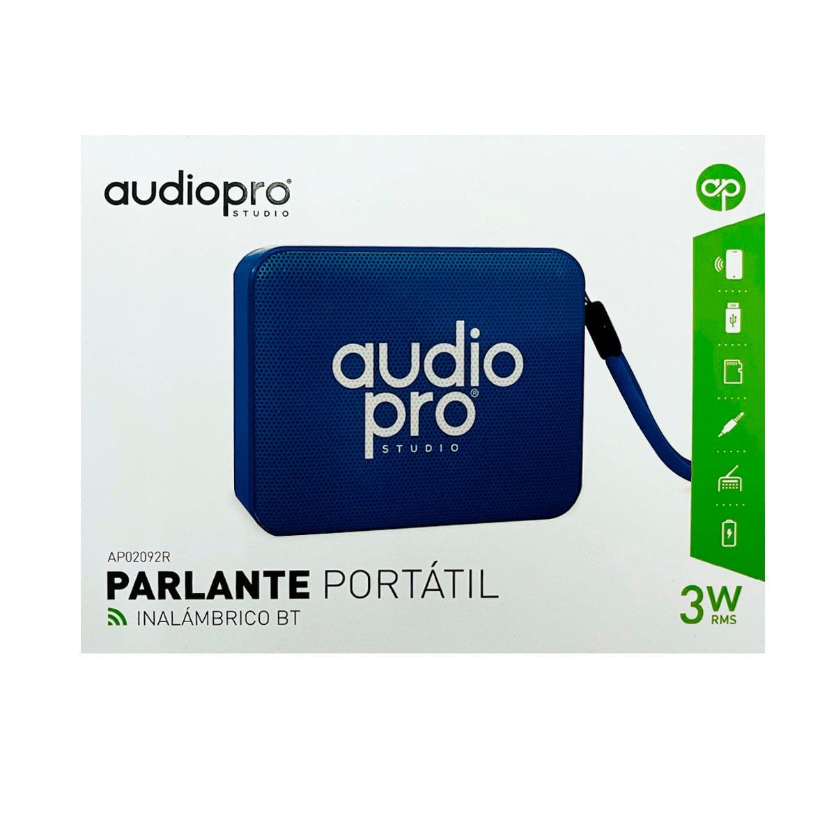 PARLANTE BLUETOOTH JOIGO INALAMBRICO 3W 1.200 MAH AZUL - 3