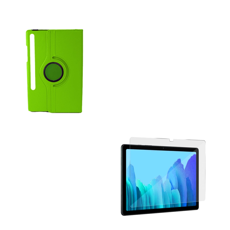 FUNDA JOIGO + LAMINA PARA TABLET SAMSUNG S7 FE / S7 PLUS VERDE - 1
