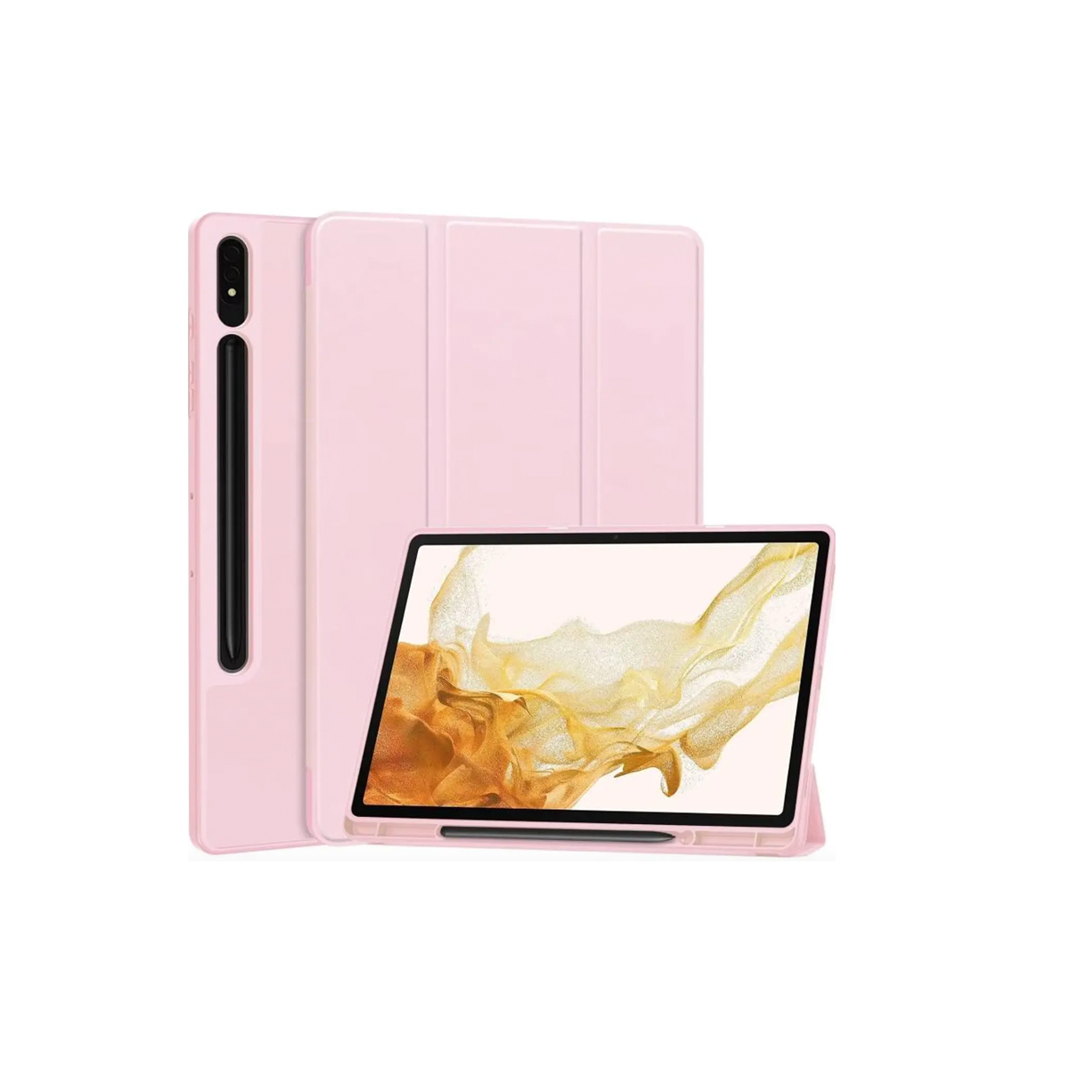 FUNDA JOIGO SMART COVER PARA SAMSUNG TAB S9 ULTRA 14.6 ROSADO - 2