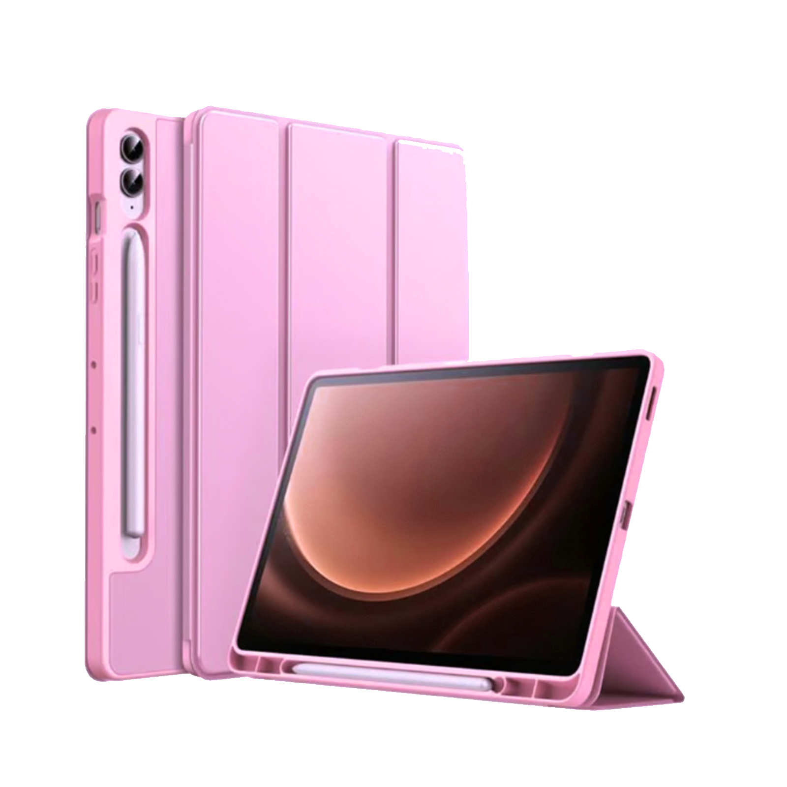 FUNDA JOIGO SMART COVER PARA SAMSUNG TAB S8 ULTRA 14.6 ROSADO - 1