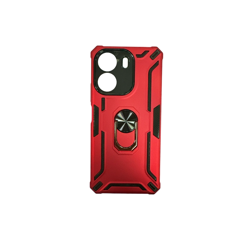 GENÉRICO CARCASA XIAOMI REDMI 13C JOIGO ANTI GOLPES SOPORTE ROJO