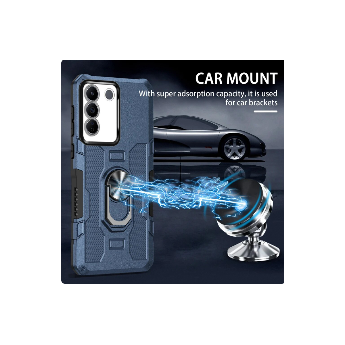 CARCASA SAMSUNG S23 FE JOIGO TIPO ARMOR NEGRO - 4