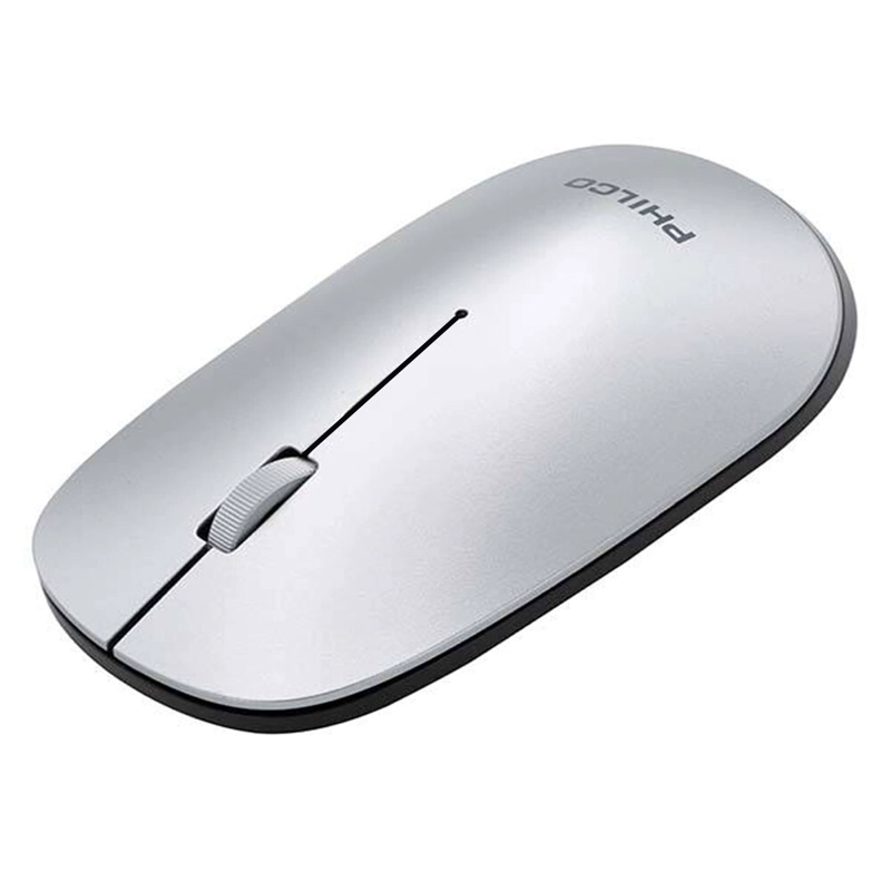 MOUSE INALÁMBRICO PHILCO CON RECEPTOR USB 7305 GRIS - 2