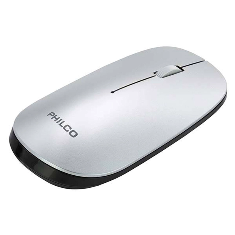 MOUSE INALÁMBRICO PHILCO CON RECEPTOR USB 7305 GRIS - 3