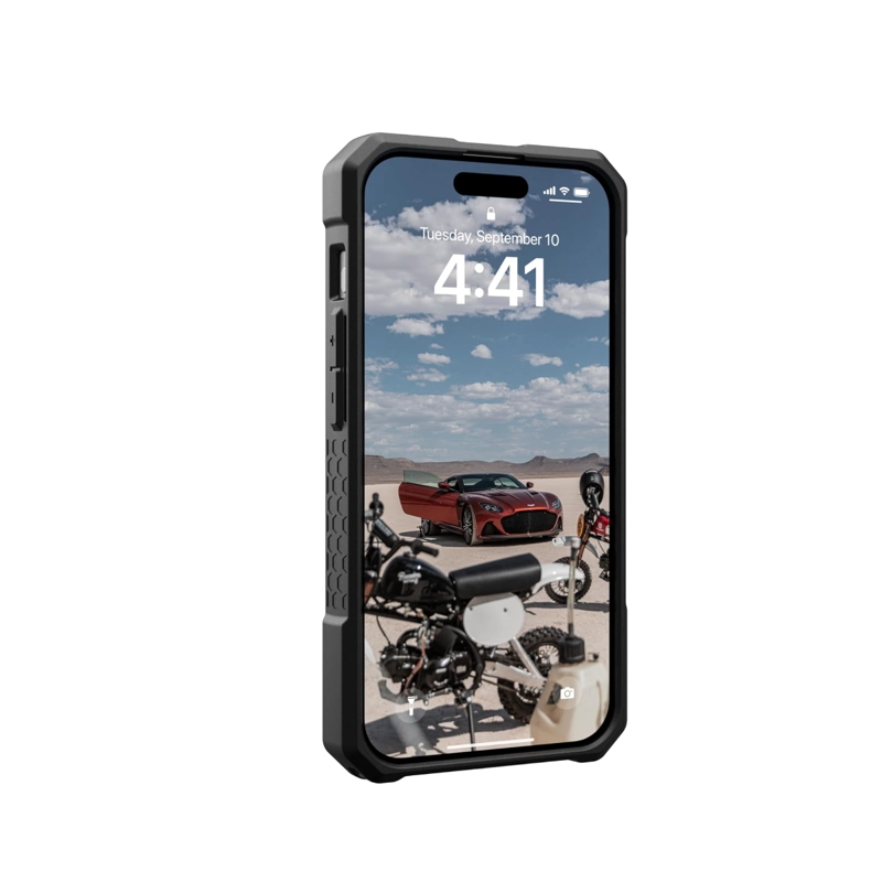 CARCASA IPHONE 15 JOIGO UAG MONARCH PRO GRIS - 2
