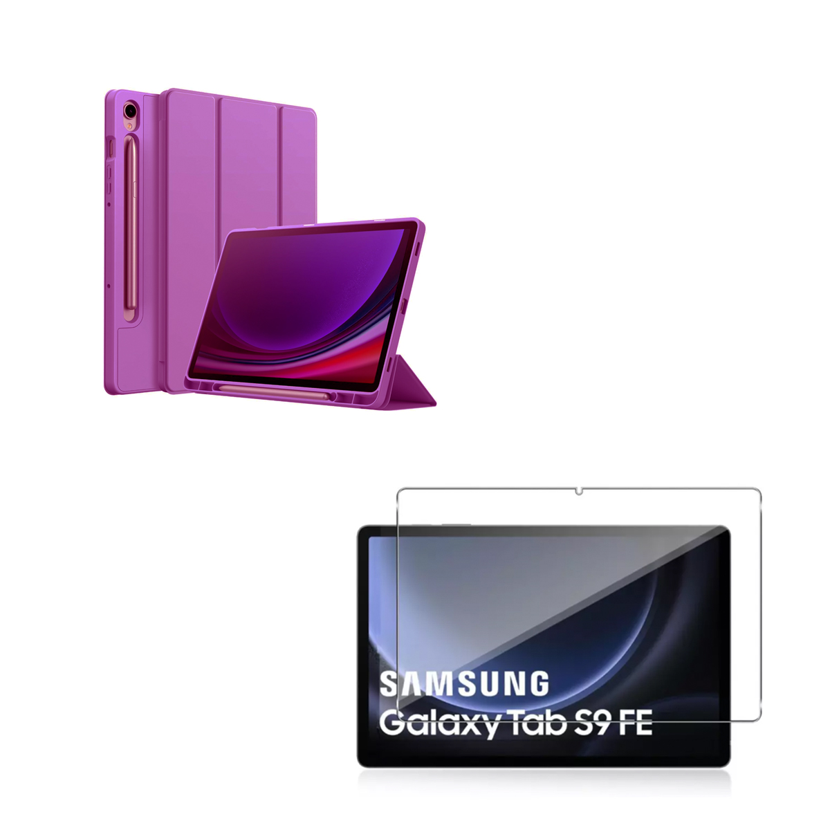 FUNDA JOIGO SMART COVER PARA SAMSUNG S9 FE 10.9 FUCSIA LAMINA VI - 1
