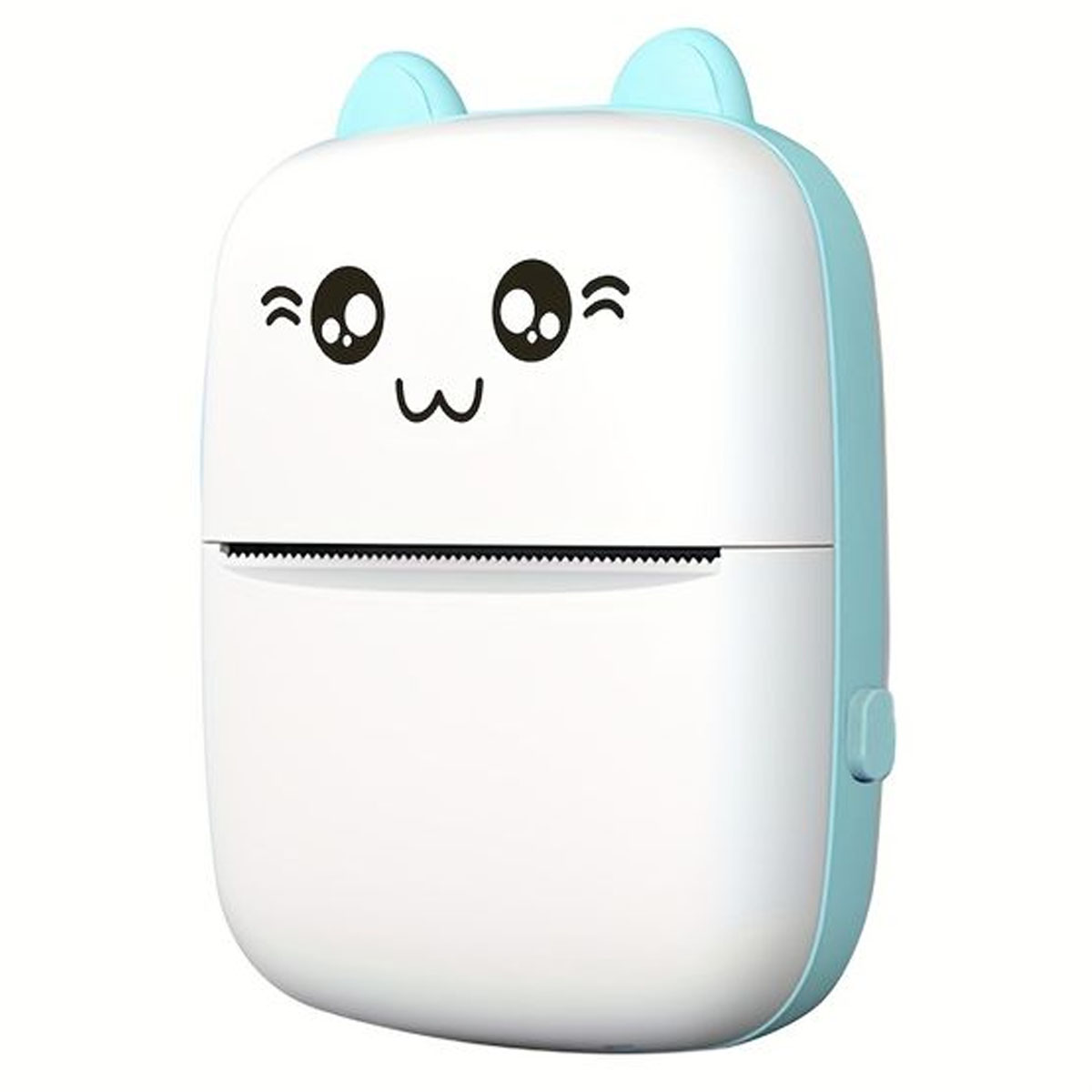 IMPRESORA TERMICA PORTATIL BLUETOOTH BATERIA RECARGABLE AZUL - 2