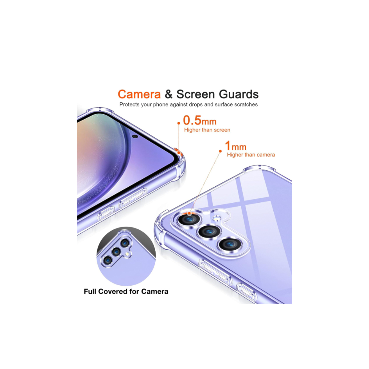 CARCASA SAMSUNG S24 PLUS JOIGO TRANSPARENTE ANTIGOLPE - 4