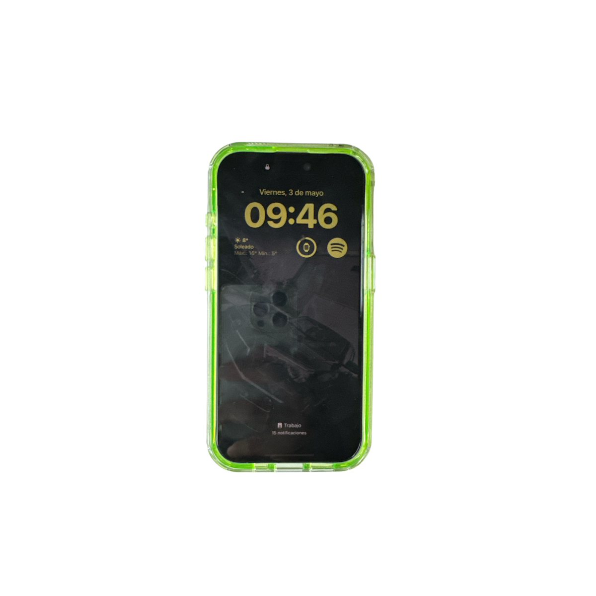CARCASA IPHONE 15 PRO MAX JOIGO ANTIGOLPES SPACE VERDE - 4