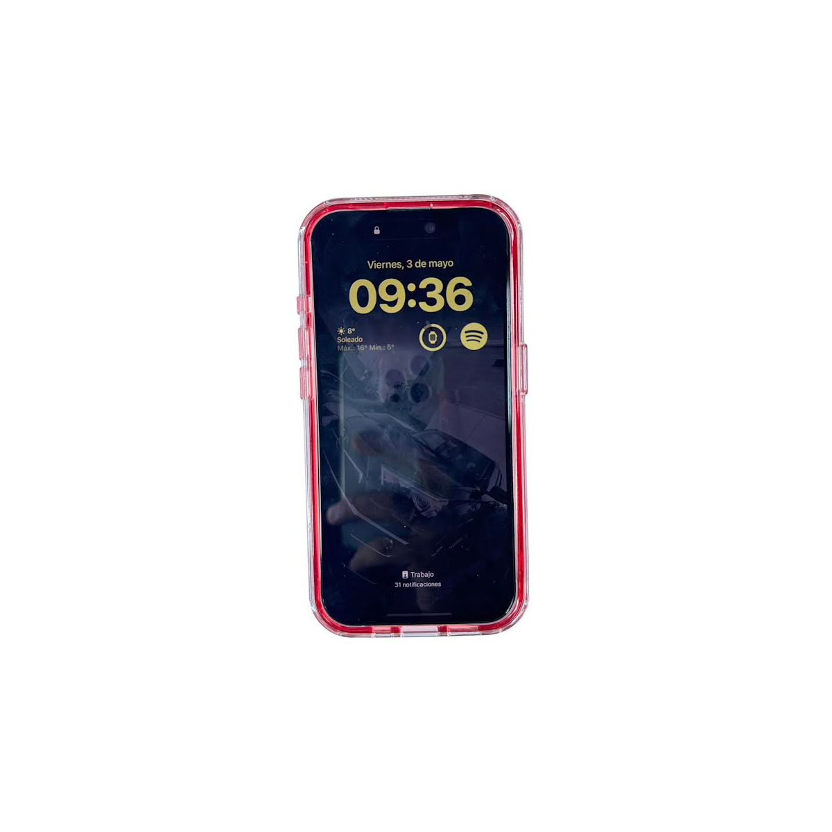 CARCASA IPHONE 11 JOIGO ANTIGOLPES SPACE ROJO - 3