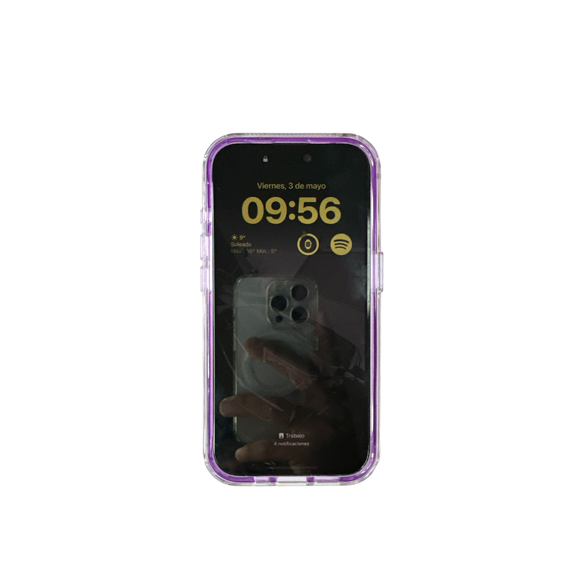 CARCASA IPHONE 11 JOIGO ANTIGOLPES SPACE LILA - 4
