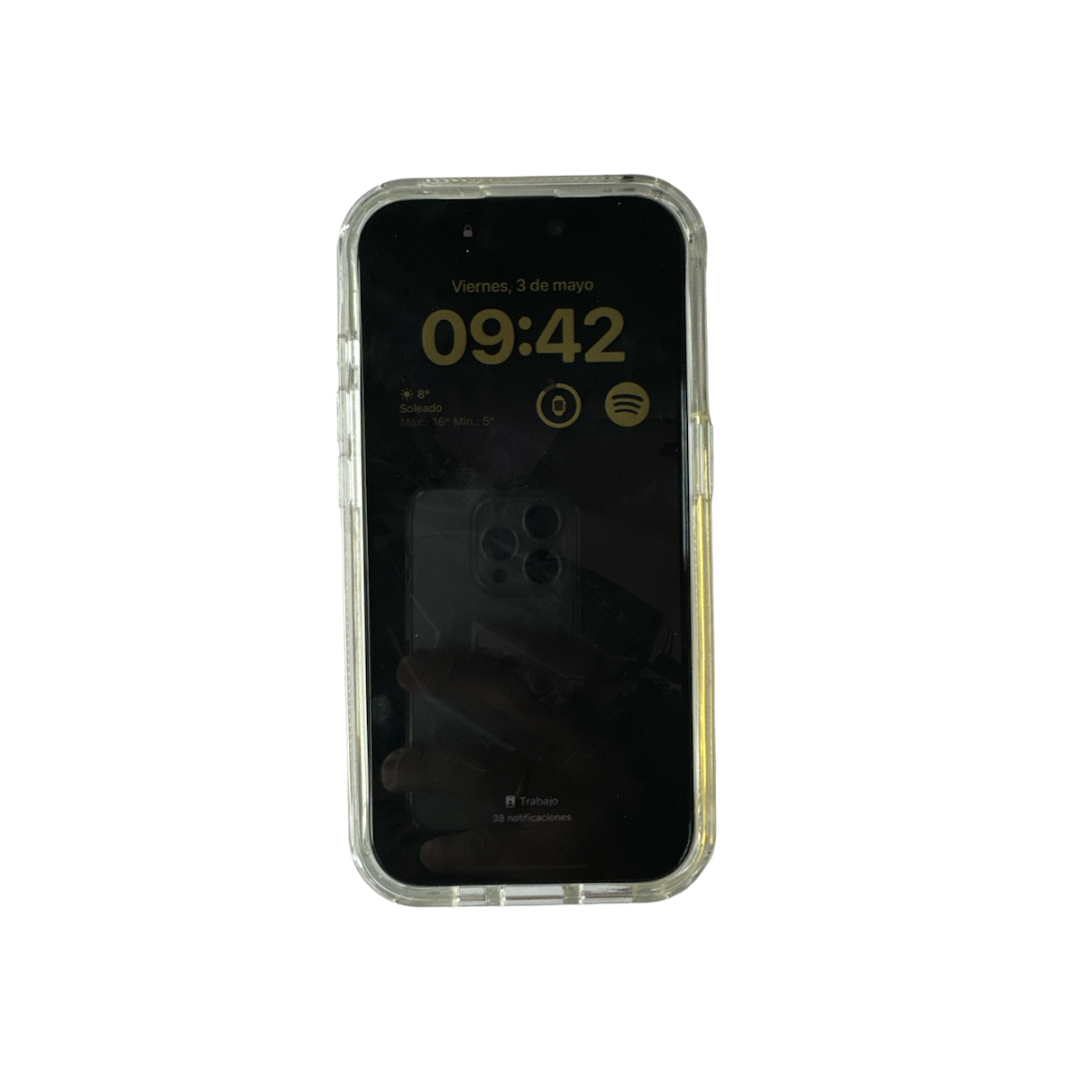 CARCASA IPHONE 13 14 JOIGO ANTIGOLPES SPACE ROJO - 2
