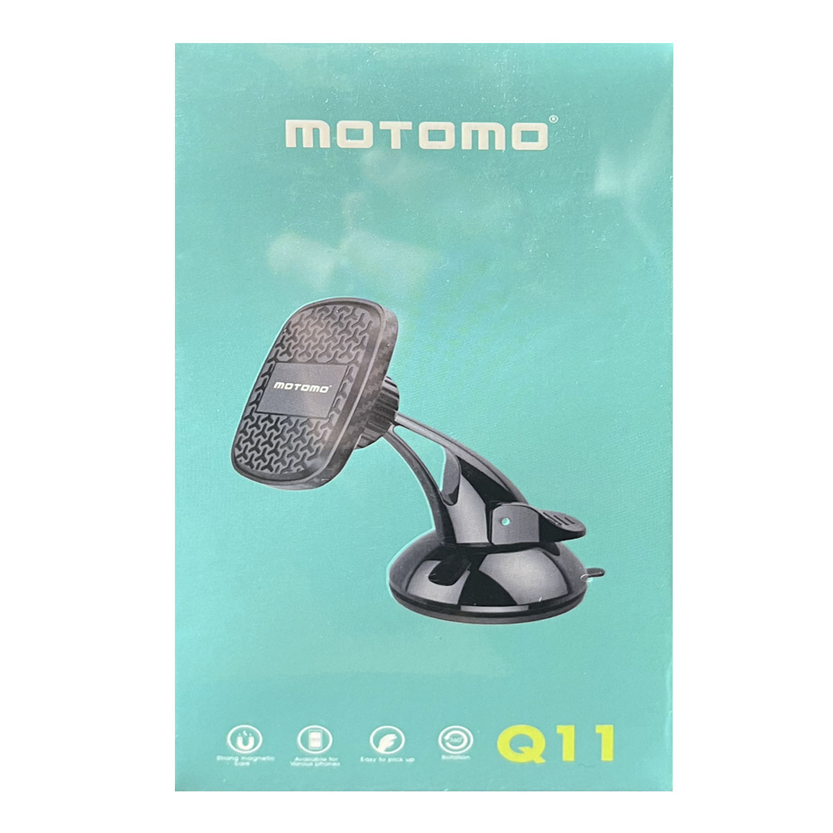 SOPORTE PARA AUTO MOTOMO IMANTADO Y BASE ADHESIVA PARA TABLERO - 3